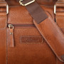 Шкіряна дорожня сумка коричневого кольору Ashwood Leather M-58 Tan