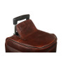 Шкіряна дорожня сумка-валіза на колесах Ashwood Leather 8146 Brown