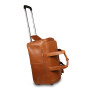 Шкіряна валіза на колесах коньячного кольору Ashwood Leather 8146 TAN