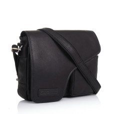 Чоловічі сумки з кишенями через плече Hill Burry HB3062 Black