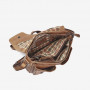 Руда шкіряна сумка через плече Hill Burry HB3062 Brown