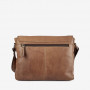 Руда шкіряна сумка через плече Hill Burry HB3062 Brown