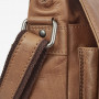 Руда шкіряна сумка через плече Hill Burry HB3062 Brown