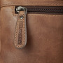 Руда шкіряна сумка через плече Hill Burry HB3062 Brown