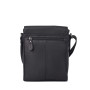 Шкіряна сумка через плече Hill Burry 15244HBlack Чорна