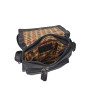 Шкіряна сумка через плече Hill Burry 15244HBlack Чорна