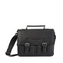 Шкіряна сумка-портфель міні Hill Burry 6198HB Black