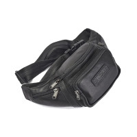 Сумка чоловіча зі шкіри Hill Burry 3044 HB/Black