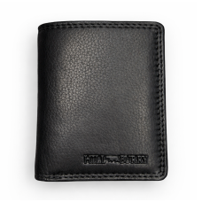 Мужской кожаный портмоне Hill Burry чорний 5125HB Black
