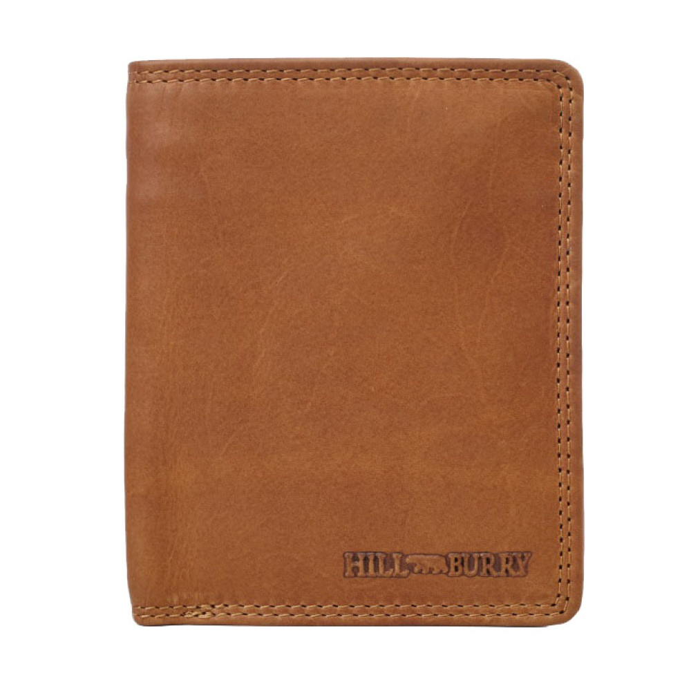 Мужской кожаный портмоне Hill Burry коричневий 5125HB Brown