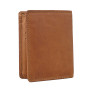 Мужской кожаный портмоне Hill Burry коричневий 5125HB Brown