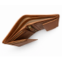 Мужской кожаный портмоне Hill Burry коричневий 5125HB Brown