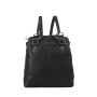 Стильная сумка-рюкзак из натуральной кожи Hill Burry HB4065Black