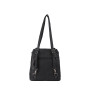 Стильная сумка-рюкзак из натуральной кожи Hill Burry HB4065Black