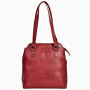 Стильная сумка-рюкзак из натуральной кожи Hill Burry HB4065Red