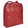 Стильная сумка-рюкзак из натуральной кожи Hill Burry HB4065Red