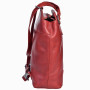 Стильная сумка-рюкзак из натуральной кожи Hill Burry HB4065Red