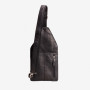Нестандартная кожаная сумка кросс-слинг HILL BURRY HB3338 Black