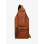 Нестандартная кожаная сумка кросс-слинг HILL BURRY HB3338 Brown