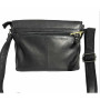 Мужская кожаная сумка через плечо HILL BURRY 3174 Black