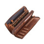 Коричневий вінтажний клатч із натуральної шкіри HILL BURRY - 777025HB Brown