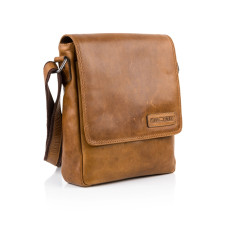 Чоловіча сумка месенджер HILL BURRY - 10096HB Brown