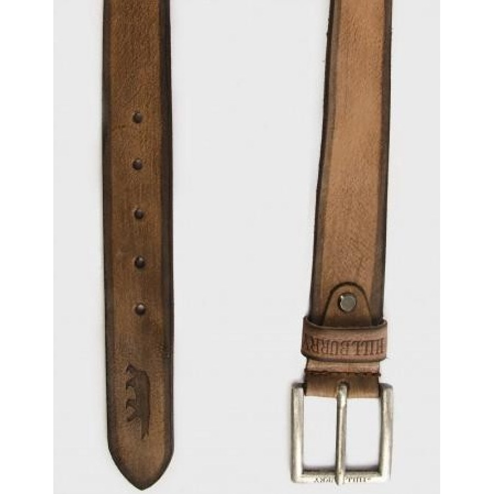 Коричневий ремінь чоловічий шкіряний Hill burry HB2076/40RB