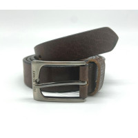 Коричневий шкіряний чоловічий ремінь Hill burry HB3044/30brown