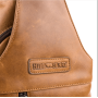 Шкіряна сумка-слінг терракотового кольору Hill Burry HB6101Brown