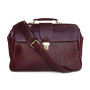 Елітний шкіряний саквояж зі шкіряною підкладкою Newery N8051Bordo