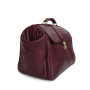 Елітний шкіряний саквояж зі шкіряною підкладкою Newery N8051Bordo