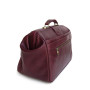 Елітний шкіряний саквояж зі шкіряною підкладкою Newery N8051Bordo
