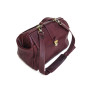 Елітний шкіряний саквояж зі шкіряною підкладкою Newery N8051Bordo