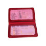 Красная кожаная обложка для прав Newery N2216GR
