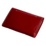 Кожаная визитница красного цвета Newery N3016GR
