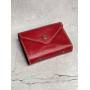 Кожаная визитница красного цвета Newery N3016GR