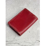 Кожаная визитница красного цвета на магните Newery N3010GR