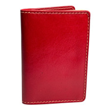 Красная кожаная обложка для паспорта Newery N2126GR