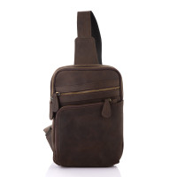 Коричнева сумка через плече Newery N6896KC