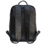 Чорний молодіжний шкіряний рюкзак Newery N1003GA