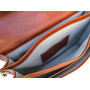 Рудий чоловічий шкіряний портфель Newery N4572GCR