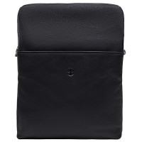 Мужской кожаный мессенджер на два отделения TONY PEROTTI Cortina 6046 nero