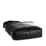 Чёрная мужская сумка через плечо из кожи TONY PEROTTI Italico 6001 nero