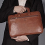 Шкіряна папка з вежами TONY PEROTTI Italico 8090 cognac
