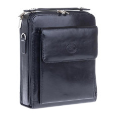 Брендова шкіряна барсетка TONY PEROTTI Vernazza 9194 nero