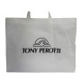 Чёрный кожаная барсетка через плечо TONY PEROTTI Italico 9194-18 nero