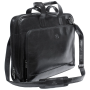 Чёрная кожаная деловая сумка TONY PEROTTI Italico 9152 nero