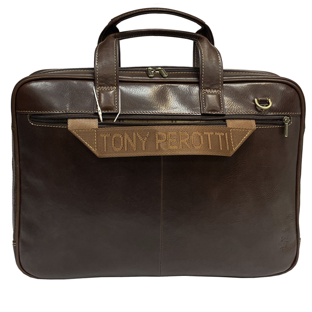 Коричнева сумка для ноутбука TONY PEROTTI Italico 9152 MORO
