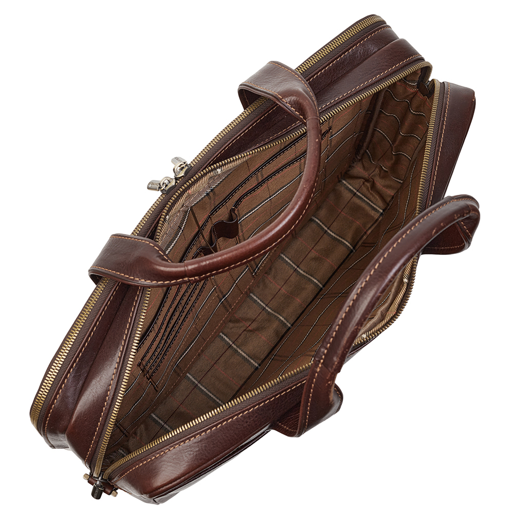 Коричнева сумка для ноутбука TONY PEROTTI Tuscania 9954 moro