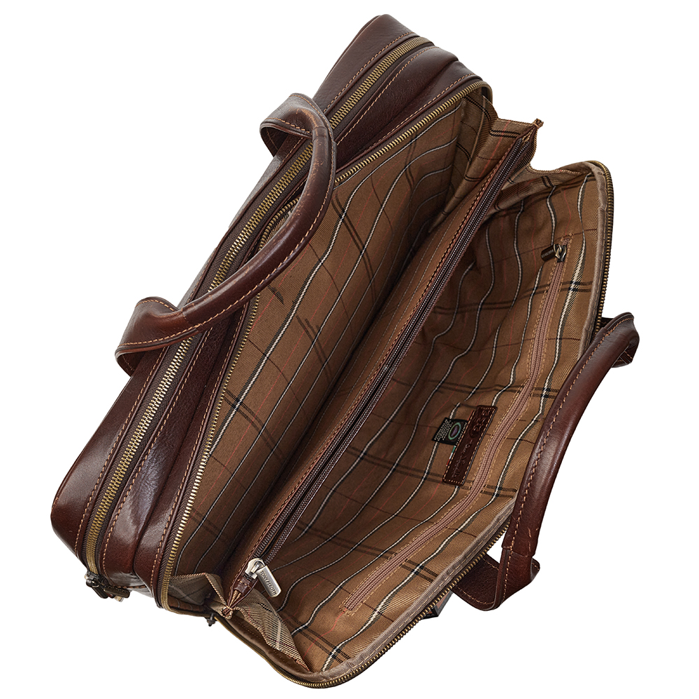 Коричнева сумка для ноутбука TONY PEROTTI Tuscania 9954 moro